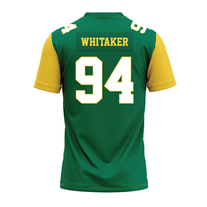 Norfolk State - NCAA Football : Jayden Whitaker - Green Premium Football Jersey-1