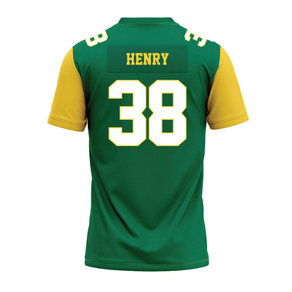 Norfolk State - NCAA Football : Christian Henry - Green Premium Football Jersey-1