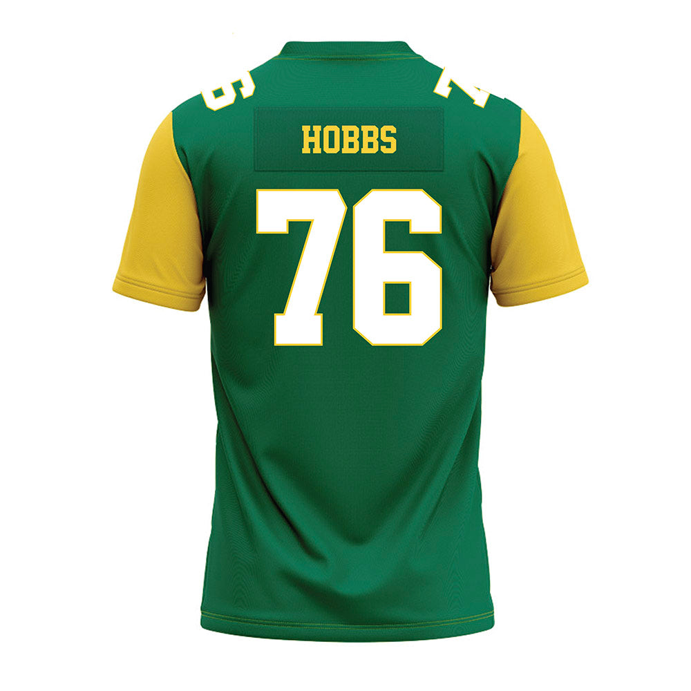 Norfolk State - NCAA Football : Reed Hobbs - Green Premium Football Jersey-1