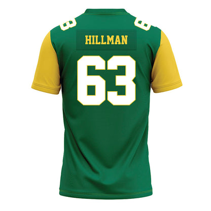 Norfolk State - NCAA Football : Jaylen Hillman - Green Jersey-1