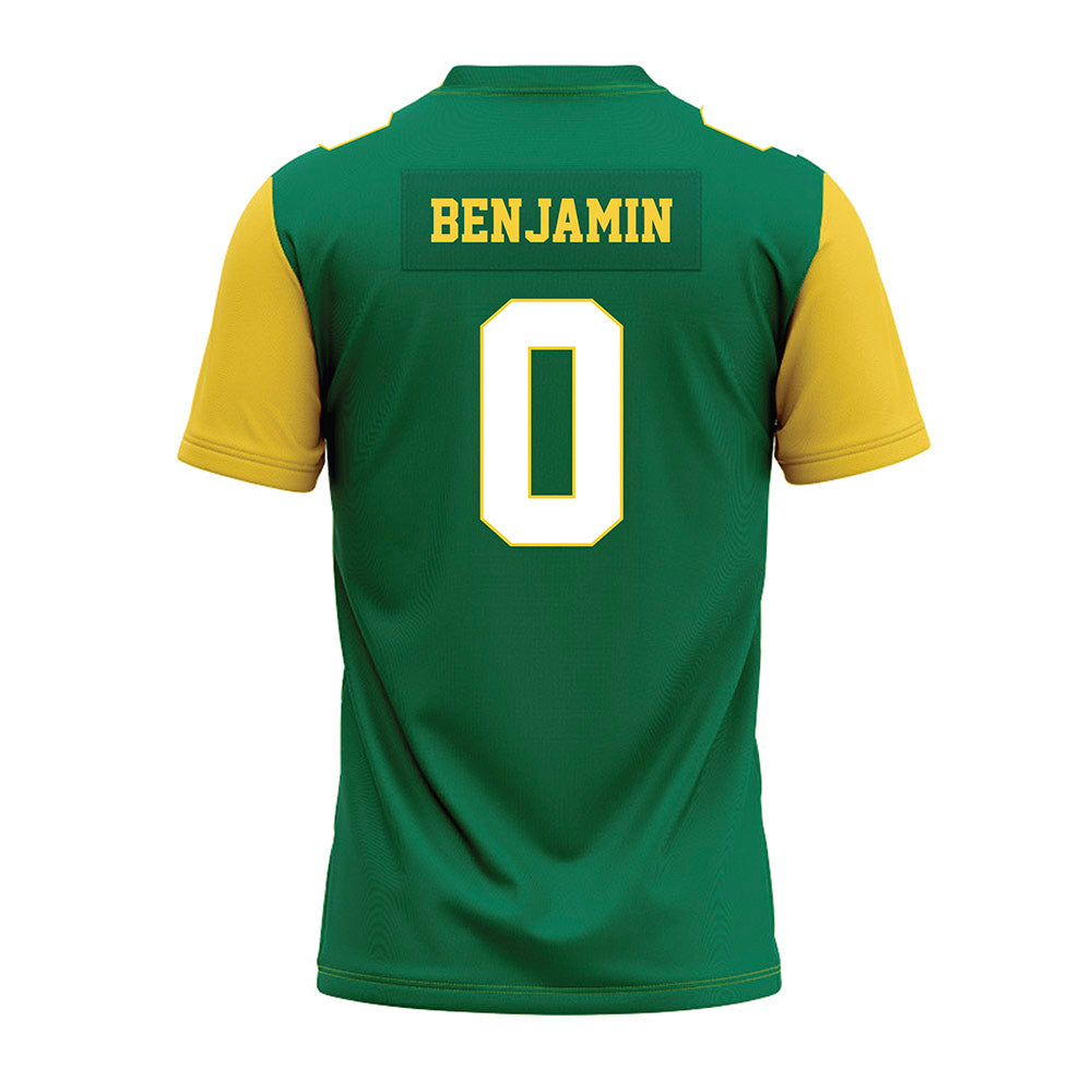 Norfolk State - NCAA Football : Kiron Benjamin - Green Premium Football Jersey-1
