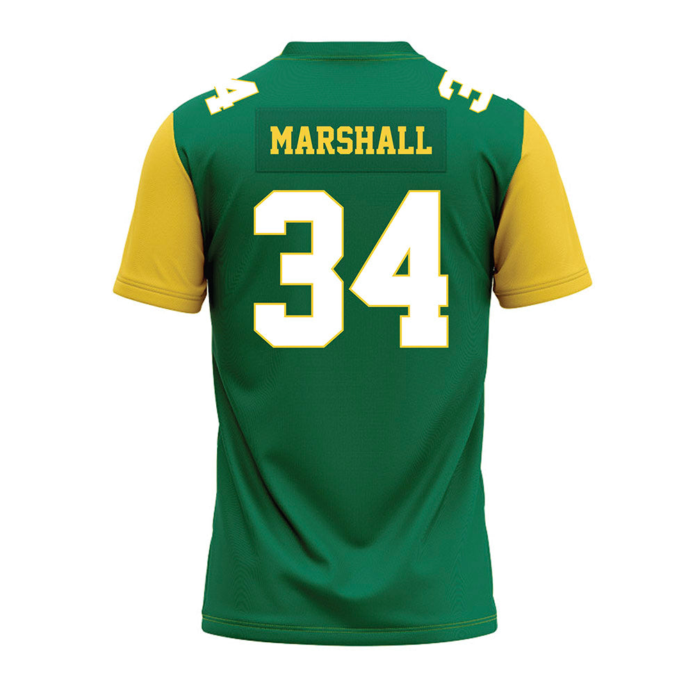 Norfolk State - NCAA Football : Jacoby Marshall - Green Premium Football Jersey-1