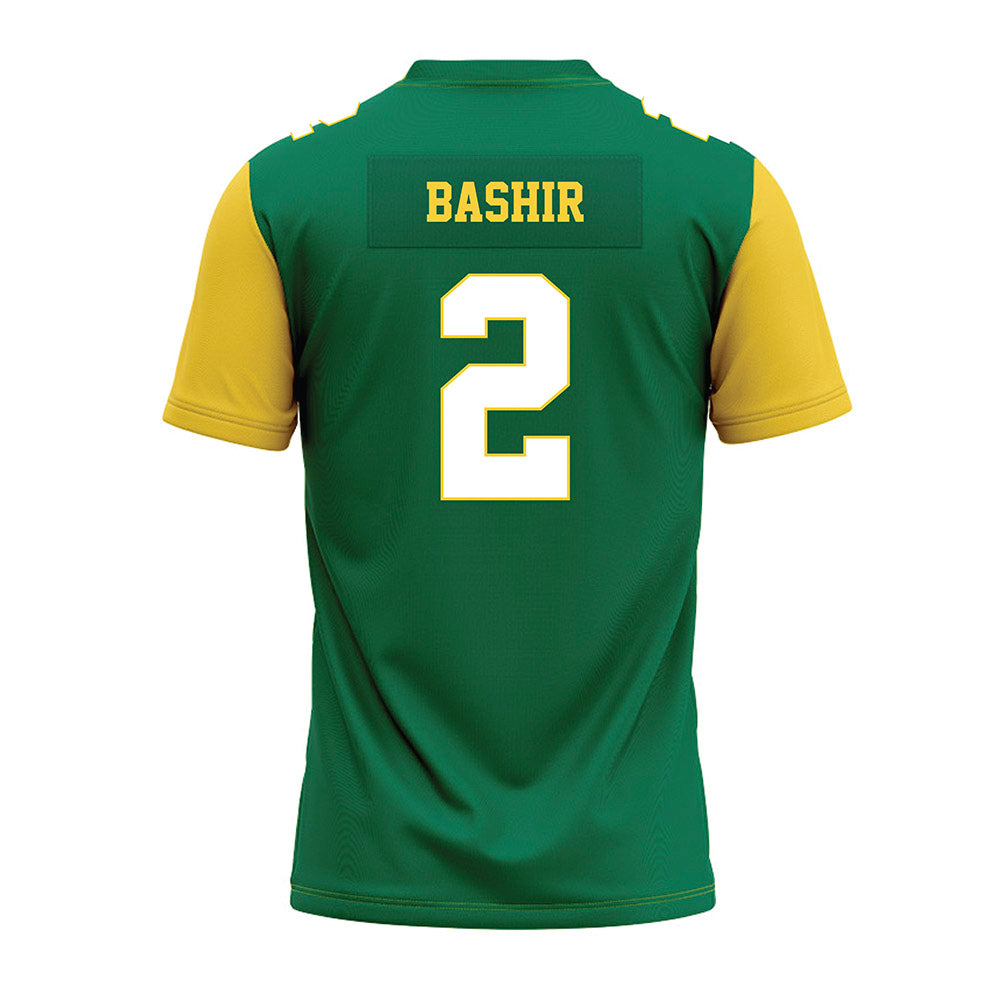 Norfolk State - NCAA Football : Nasir Bashir - Green Premium Football Jersey-1