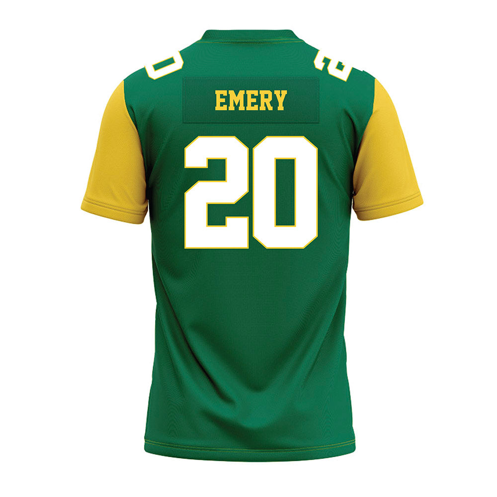Norfolk State - NCAA Football : Iziah Emery - Green Premium Football Jersey-1
