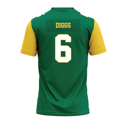 Norfolk State - NCAA Football : Keontae Diggs - Green Premium Football Jersey-1