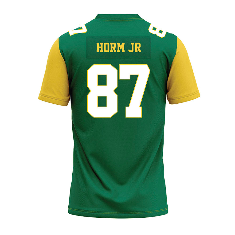 Norfolk State - NCAA Football : Jordan Horm jr - Green Premium Football Jersey-1
