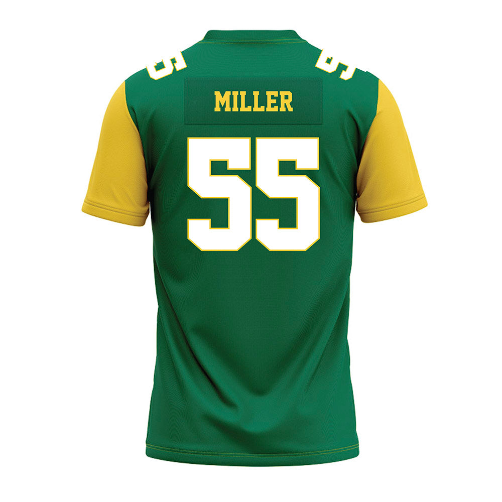 Norfolk State - NCAA Football : Tyson Miller - Green Premium Football Jersey-1
