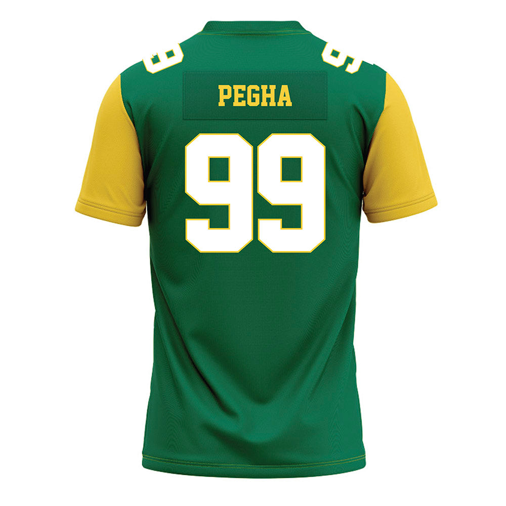 Norfolk State - NCAA Football : Jaco Pegha - Green Jersey-1