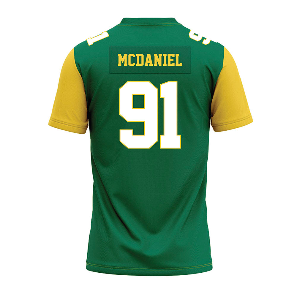Norfolk State - NCAA Football : Aaron McDaniel - Green Premium Football Jersey-1