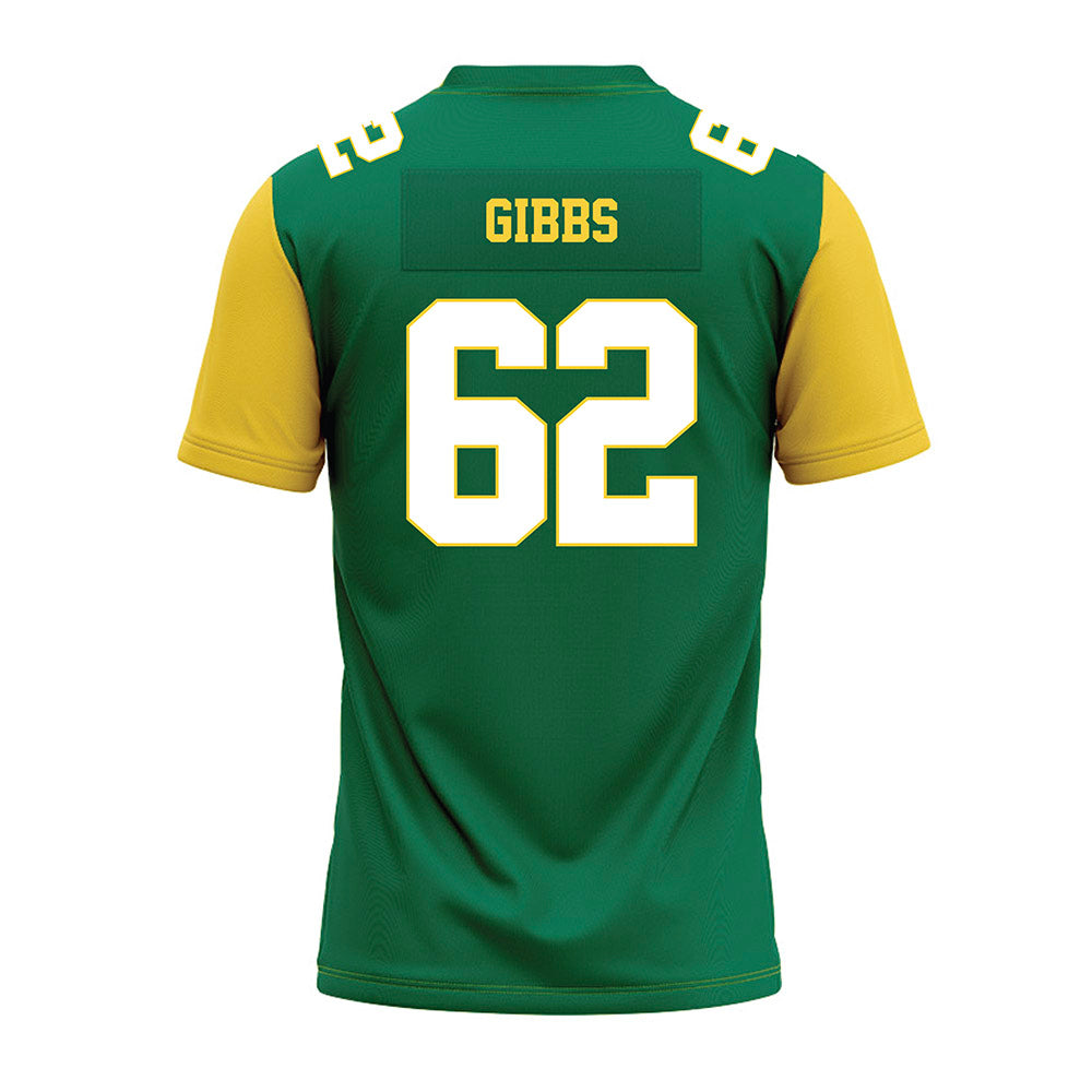 Norfolk State - NCAA Football : Jabari Gibbs - Green Premium Football Jersey-1