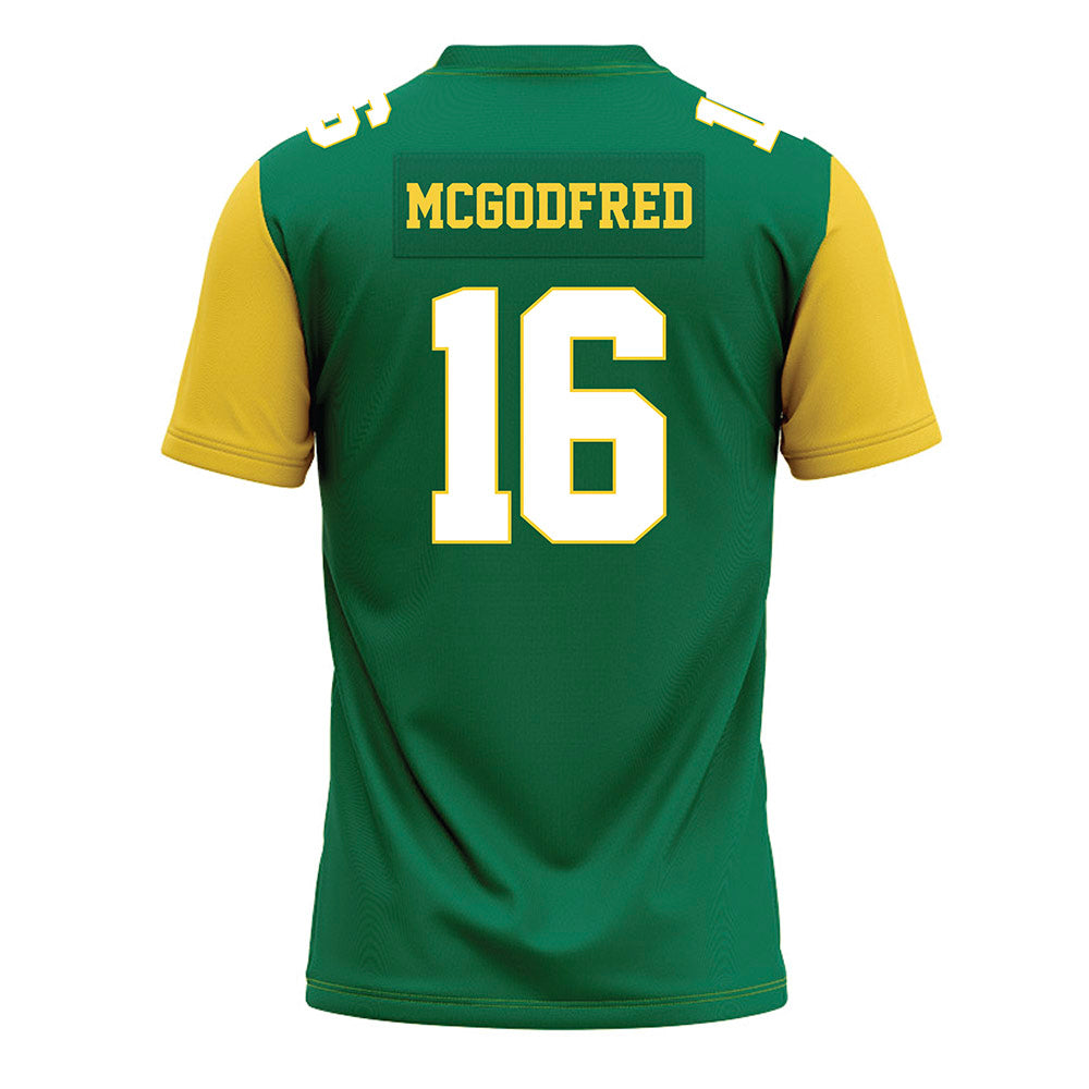Norfolk State - NCAA Football : Mayoy McGodfred - Green Jersey-1