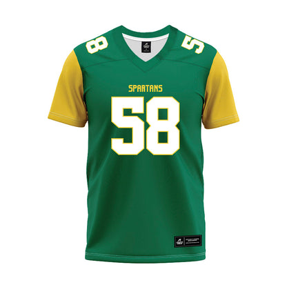 Norfolk State - NCAA Football : Jaybran Degree - Green Jersey-0