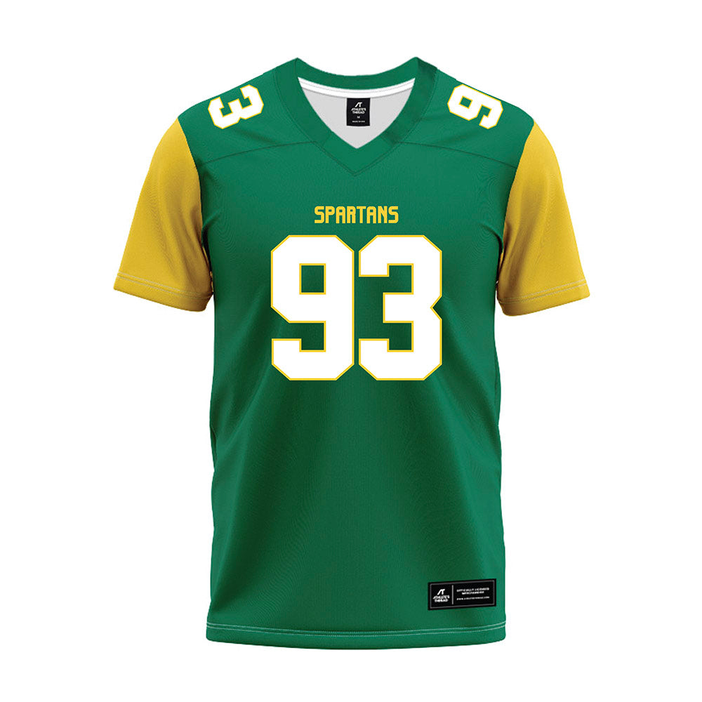 Norfolk State - NCAA Football : Jaylen Graves - Green Premium Football Jersey-0