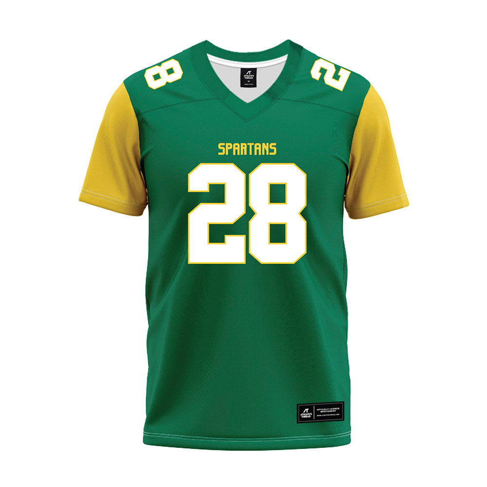 Norfolk State - NCAA Football : Kameron Casnave - Green Premium Football Jersey-0