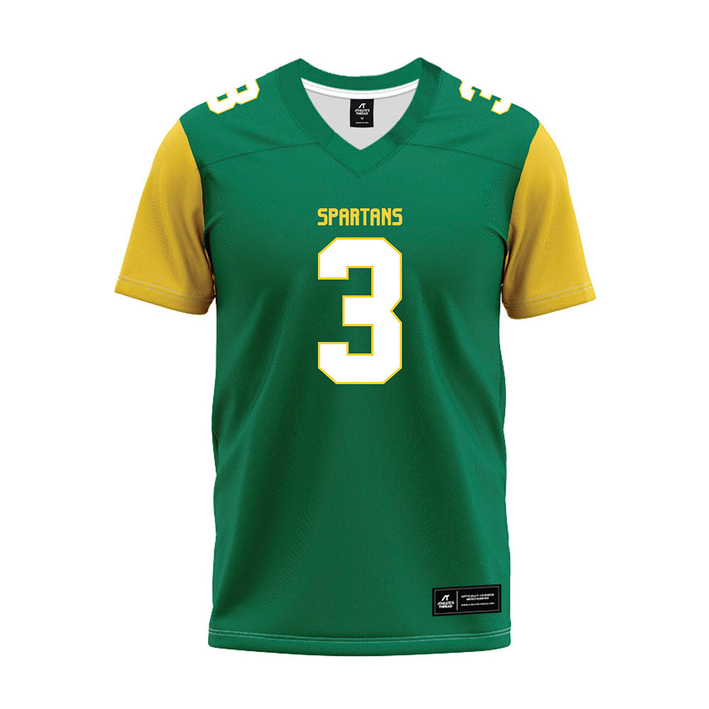 Norfolk State - NCAA Football : Jalyn Daniels - Green Premium Football Jersey-0