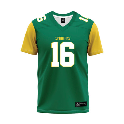 Norfolk State - NCAA Football : DaSean Golmond - Green Jersey-0