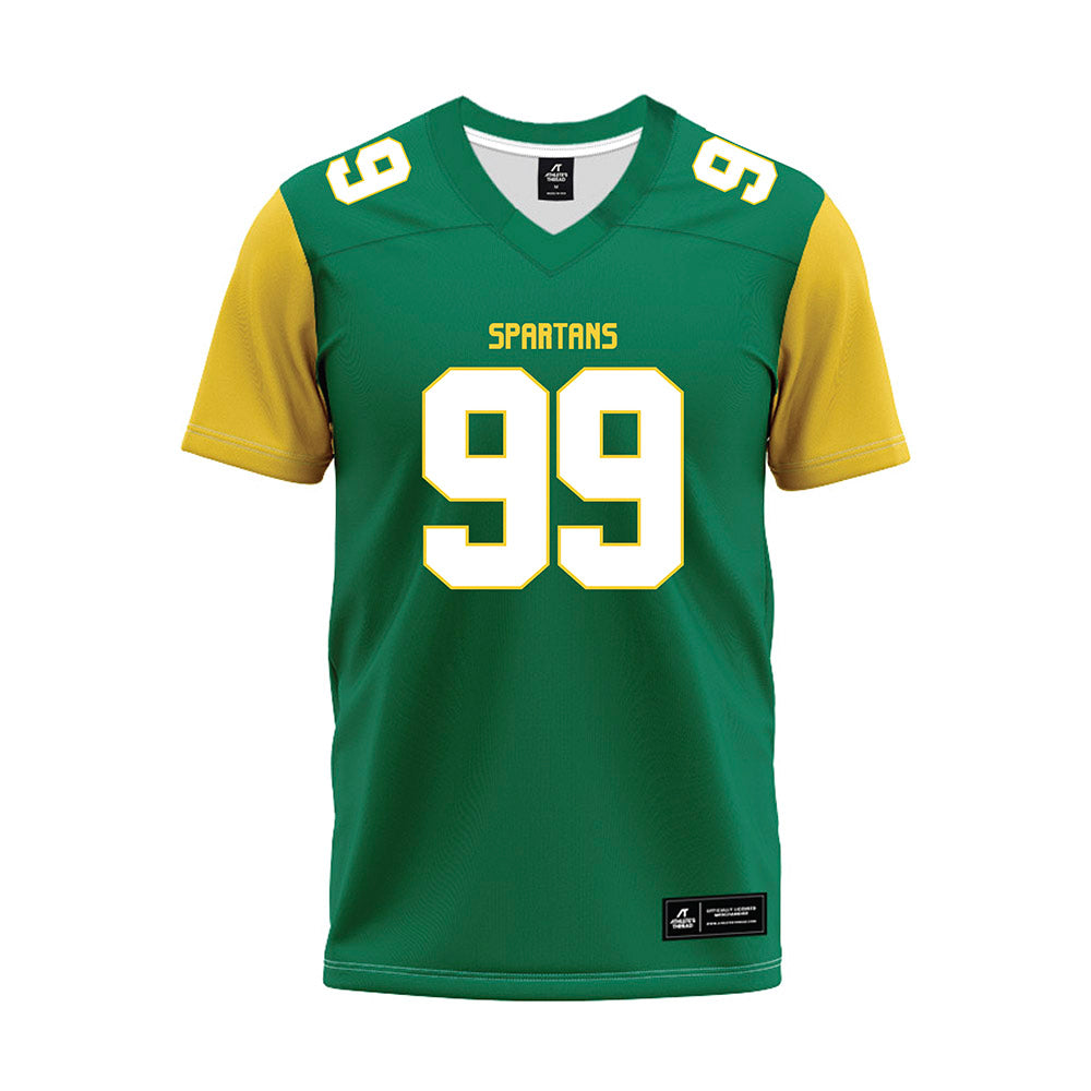 Norfolk State - NCAA Football : Jaco Pegha - Green Jersey-0