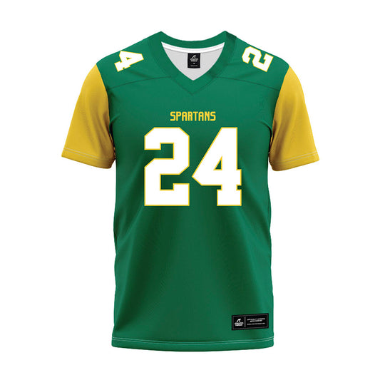 Norfolk State - NCAA Football : Jaylen Williams - Green Premium Football Jersey-0