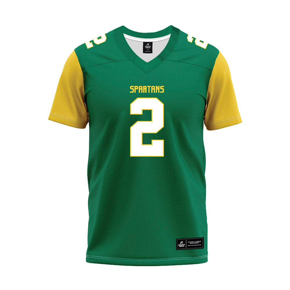 Norfolk State - NCAA Football : Nasir Bashir - Green Jersey-0