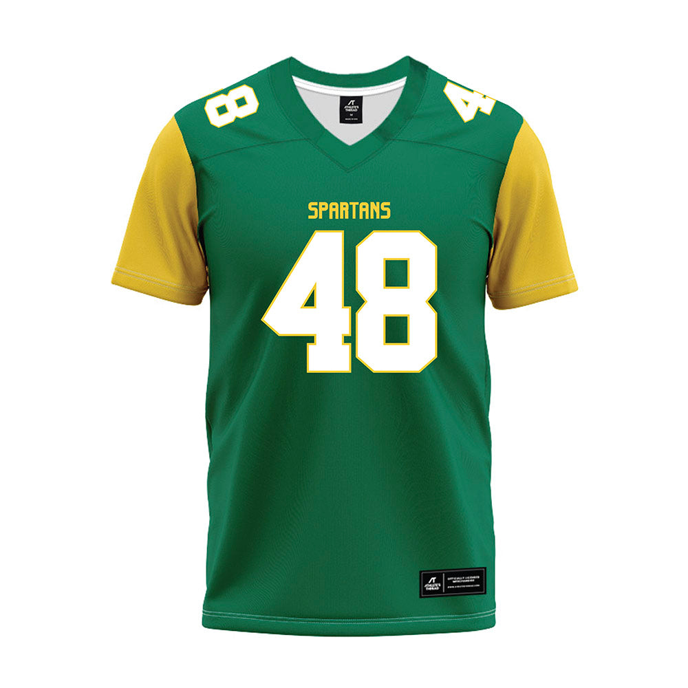 Norfolk State - NCAA Football : Jason Galloway - Green Premium Football Jersey-0