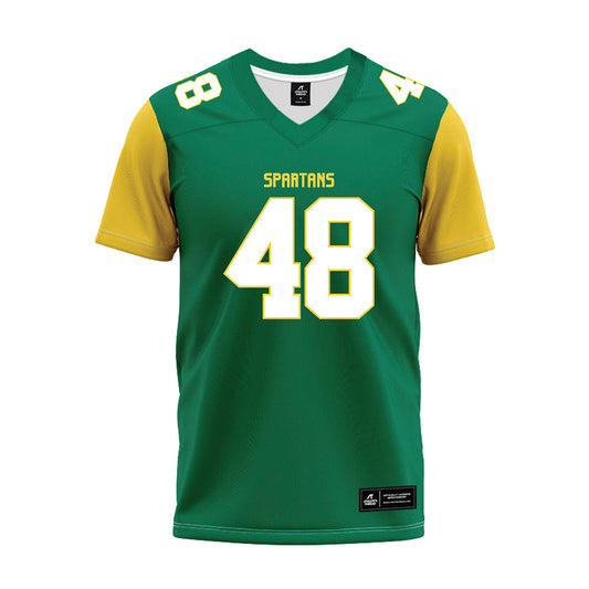 Norfolk State - NCAA Football : Jason Galloway - Green Premium Football Jersey-0