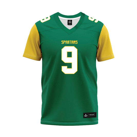 Norfolk State - NCAA Football : Reggie Johnson - Green Jersey-0
