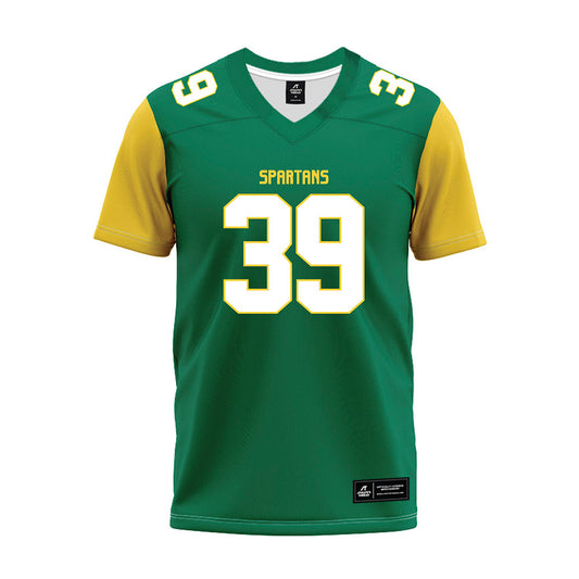 Norfolk State - NCAA Football : Mayoy McGodfred - Green Premium Football Jersey-0