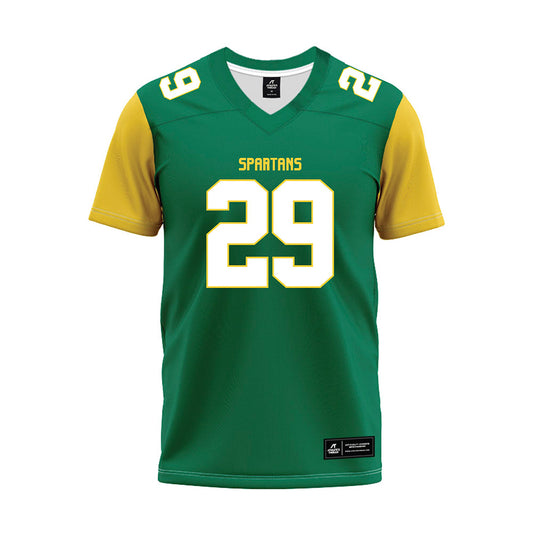 Norfolk State - NCAA Football : Javier Waldron - Green Jersey-0
