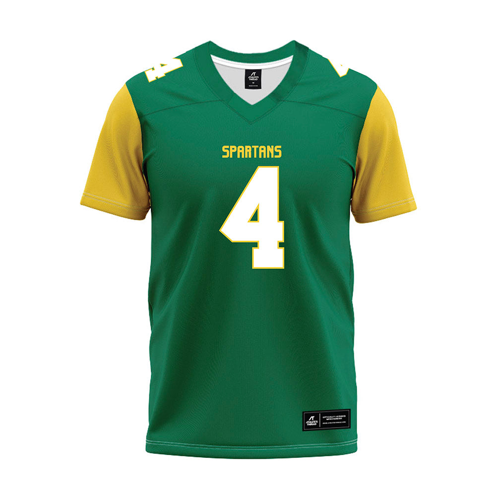 Norfolk State - NCAA Football : Kahleef Jimmison - Green Premium Football Jersey-0