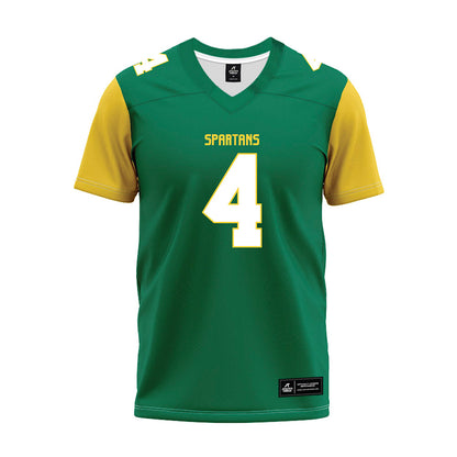 Norfolk State - NCAA Football : Kahleef Jimmison - Green Premium Football Jersey-0