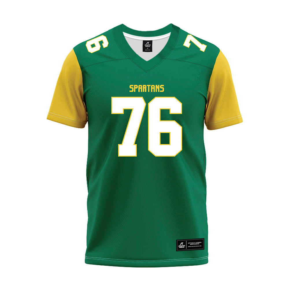 Norfolk State - NCAA Football : Reed Hobbs - Green Premium Football Jersey-0