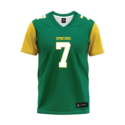 Norfolk State - NCAA Football : Kaleb Broadbent - Green Jersey-0