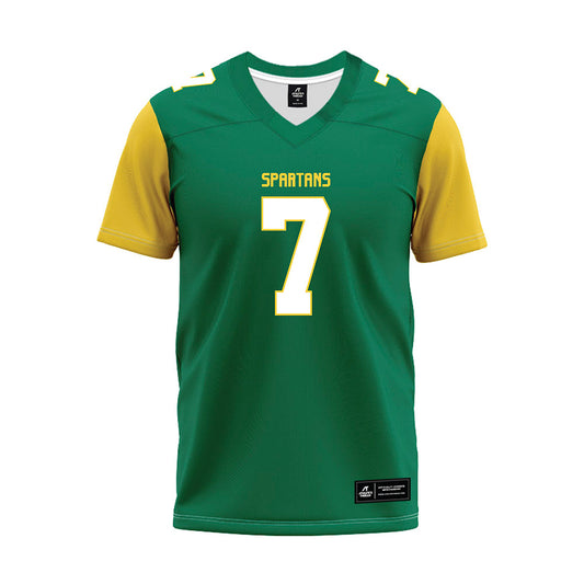 Norfolk State - NCAA Football : Kaleb Broadbent - Green Jersey-0