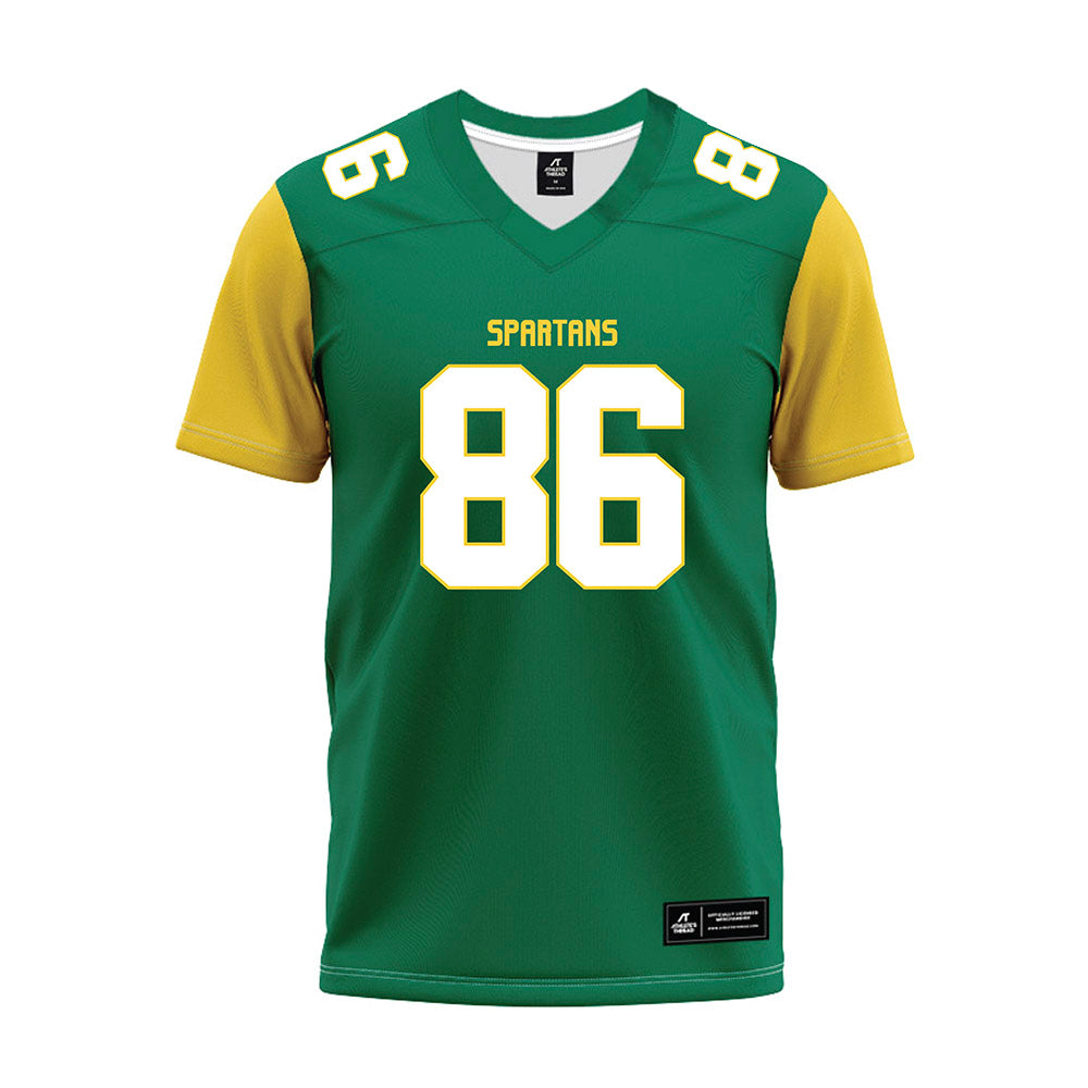 Norfolk State - NCAA Football : Khamren Little - Green Premium Football Jersey-0