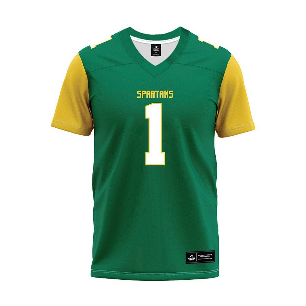 Norfolk State - NCAA Football : Paul Billups II - Green Jersey-0