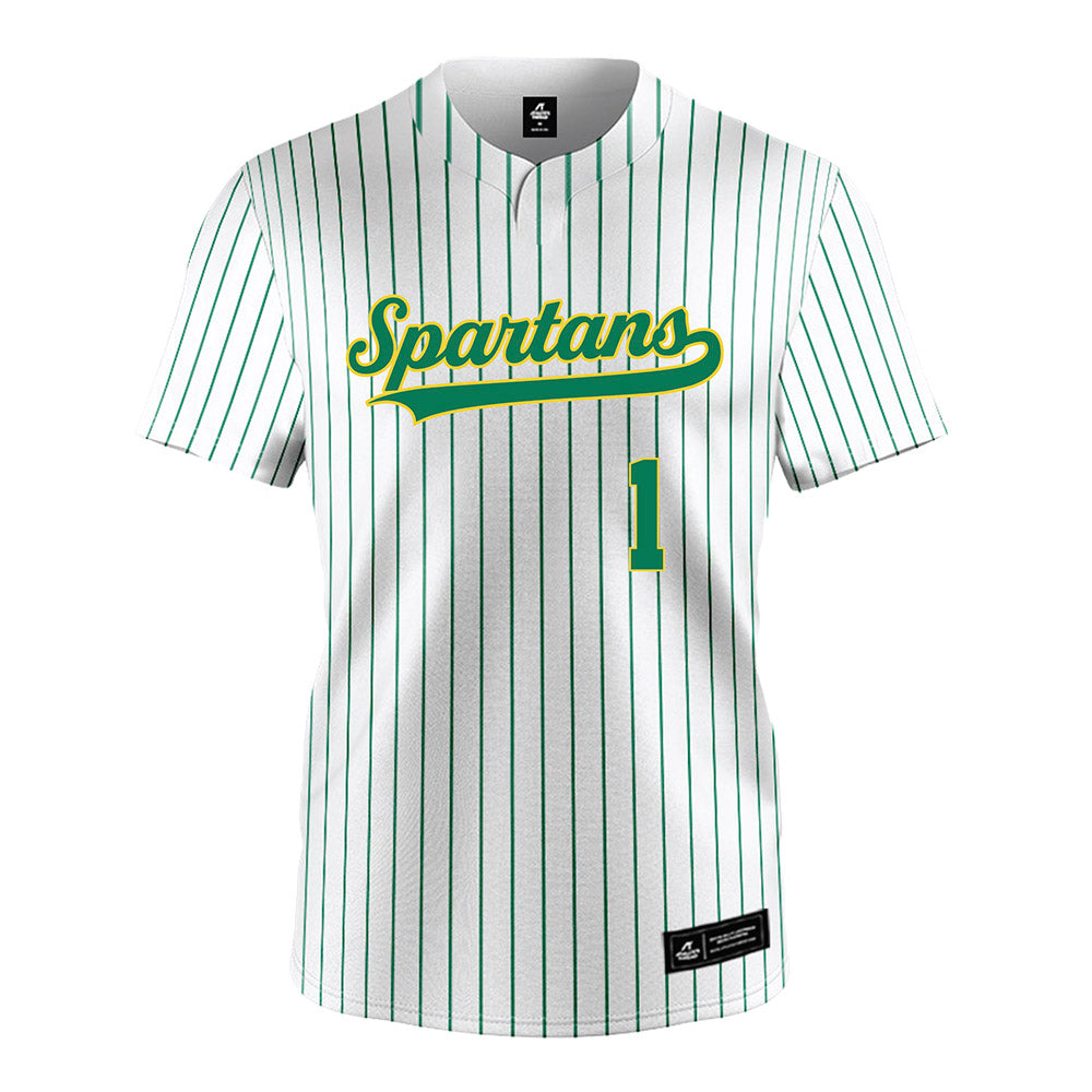 Norfolk State - NCAA Softball : Kailey Bryant - Pinstripe White Jersey-0