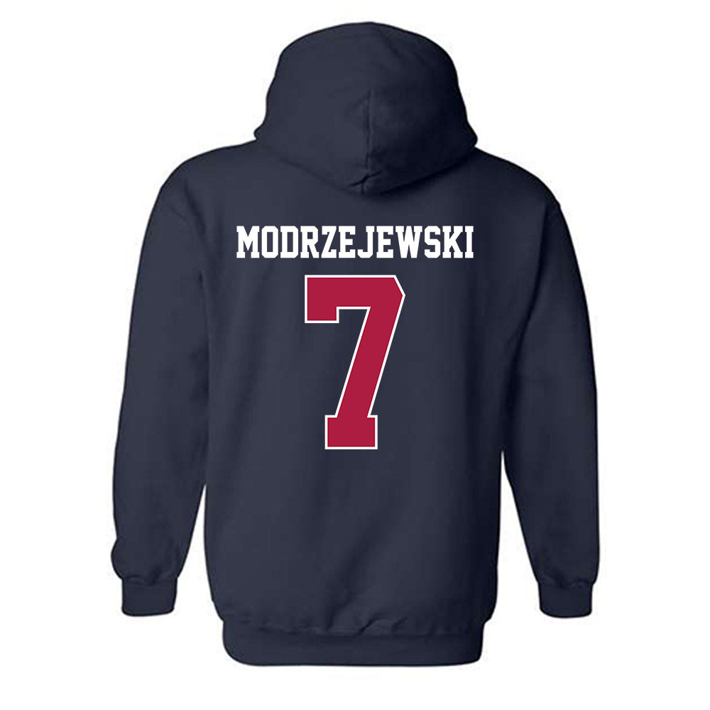 Detroit Mercy - NCAA Softball : Katie Modrzejewski - Classic Shersey Hooded Sweatshirt-1