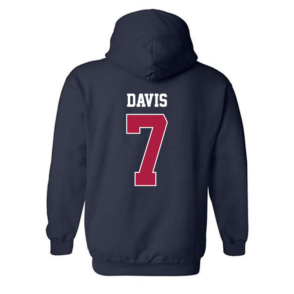 Detroit Mercy - NCAA Men's Lacrosse : Tristen Davis - Classic Shersey Hooded Sweatshirt-1