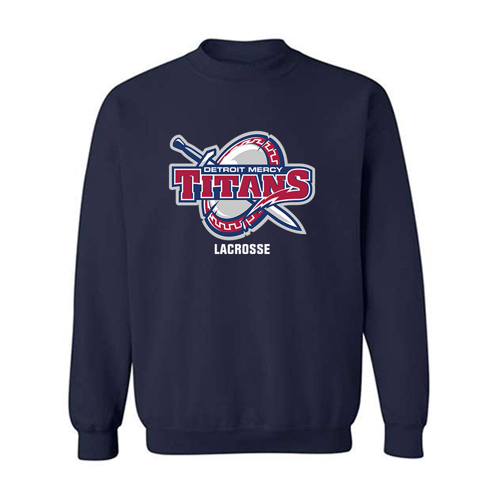 Detroit Mercy - NCAA Men's Lacrosse : Marcus Thundercloud - Classic Shersey Crewneck Sweatshirt-0