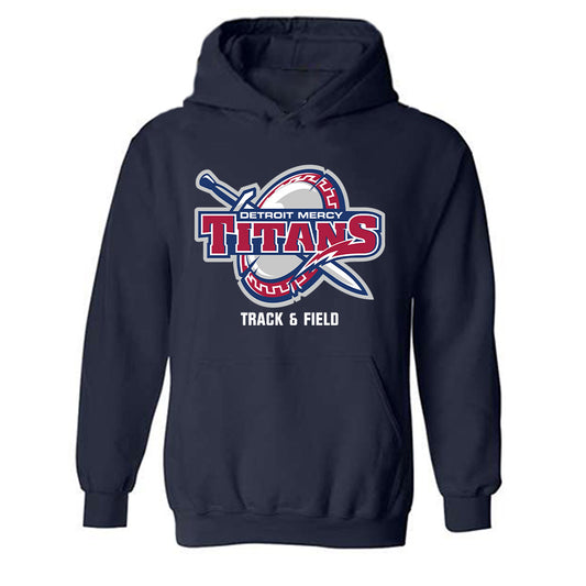 Detroit Mercy - NCAA Men's Track & Field : David Keel - Classic Shersey Hooded Sweatshirt-0