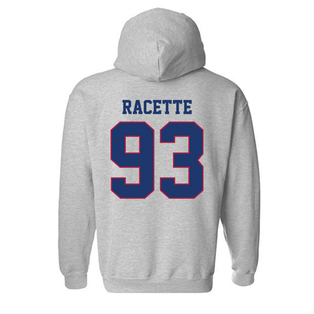 Detroit Mercy - NCAA Men's Lacrosse : Whales Racette - Classic Shersey Hooded Sweatshirt-1