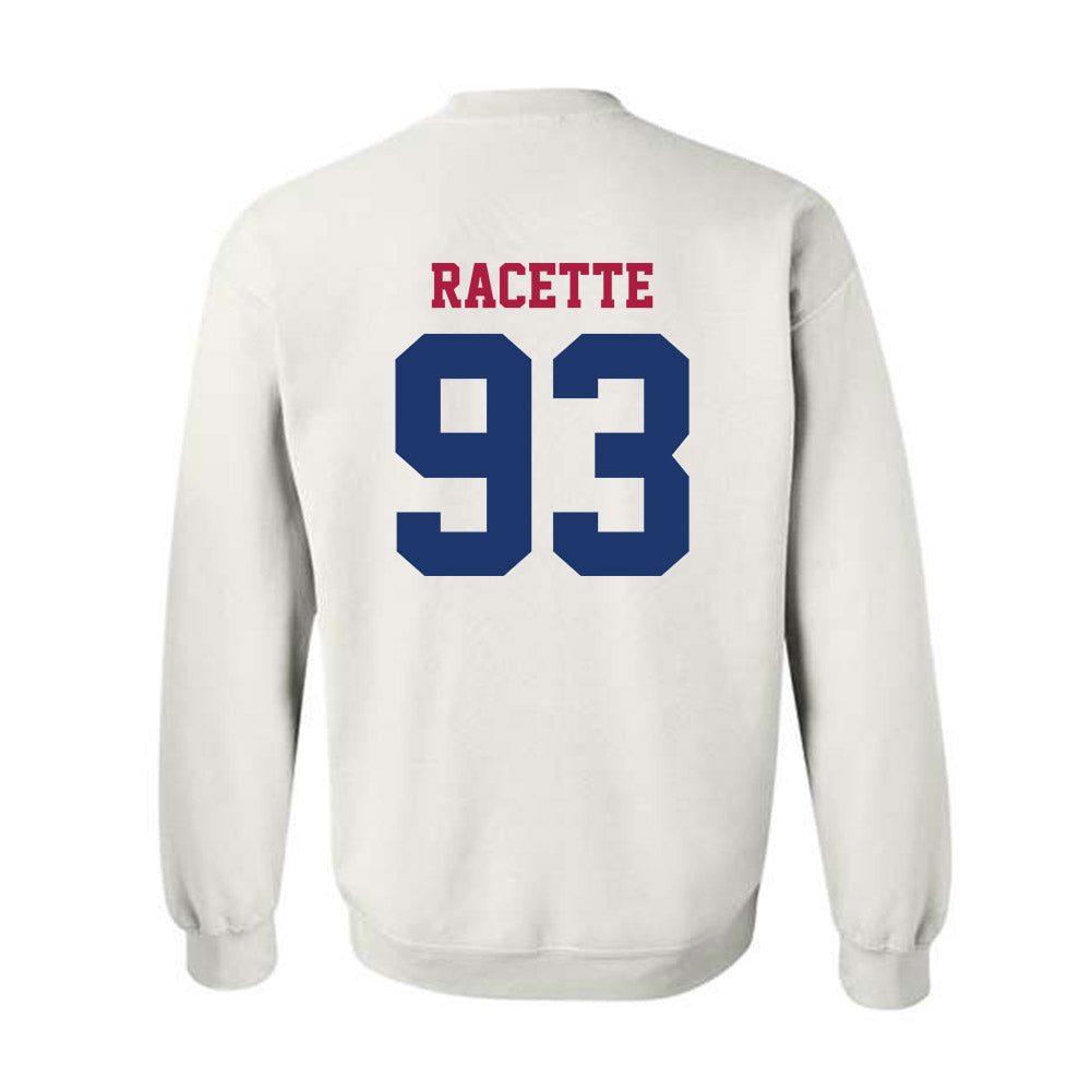 Detroit Mercy - NCAA Men's Lacrosse : Whales Racette - Classic Shersey Crewneck Sweatshirt-1