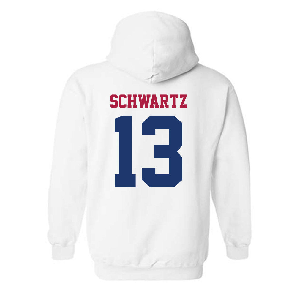 Detroit Mercy - NCAA Women's Basketball : Brendha Schwartz - Classic Shersey Hooded Sweatshirt-1