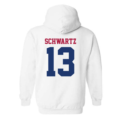 Detroit Mercy - NCAA Women's Basketball : Brendha Schwartz - Classic Shersey Hooded Sweatshirt-1
