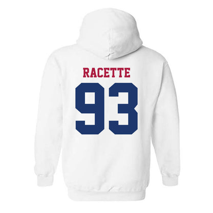 Detroit Mercy - NCAA Men's Lacrosse : Whales Racette - Classic Shersey Hooded Sweatshirt-1