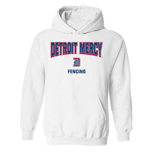 Detroit Mercy - NCAA Women's Fencing : Riya Panicker - Classic Shersey Hooded Sweatshirt-0