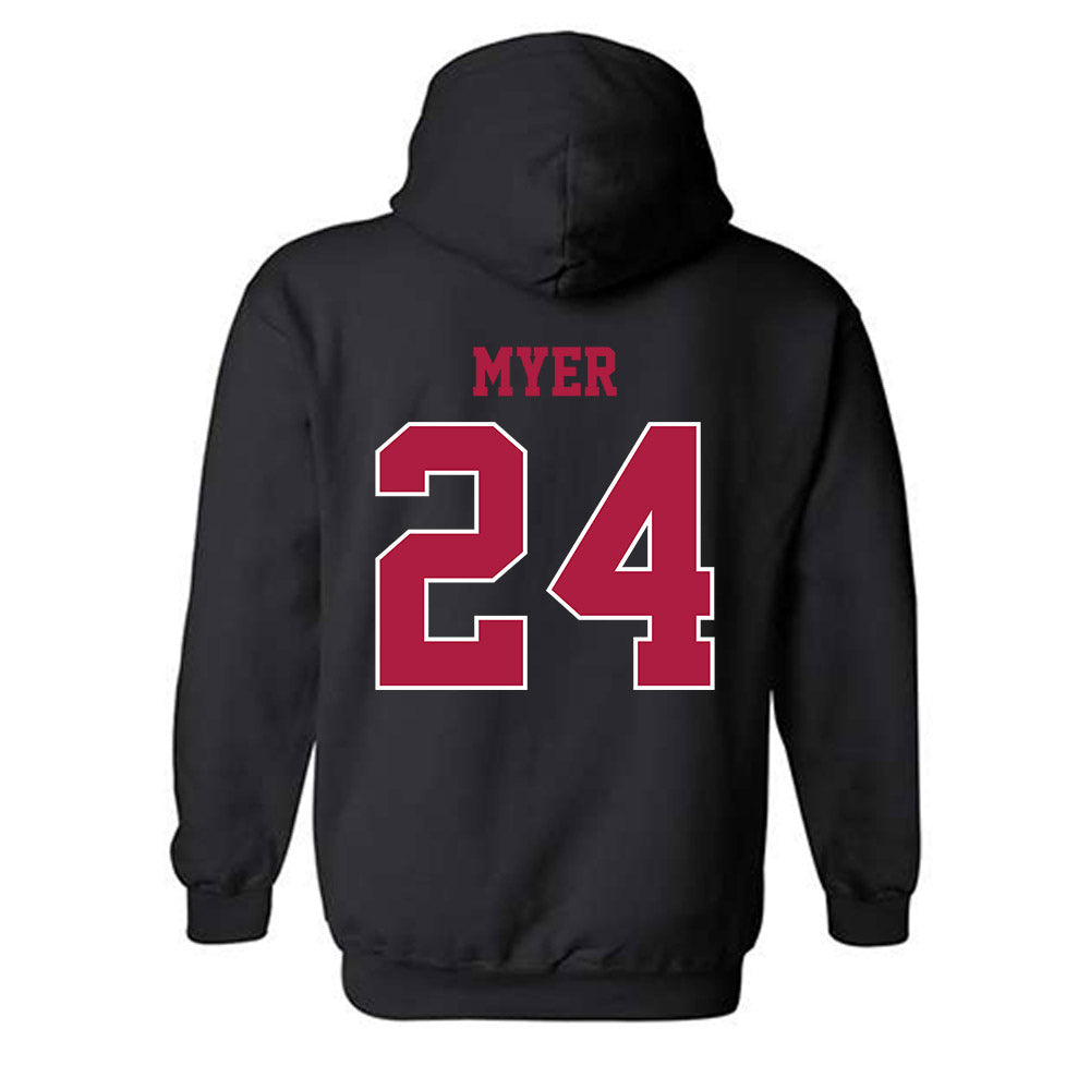 Detroit Mercy - NCAA Softball : Aubrey Myer - Classic Shersey Hooded Sweatshirt-1