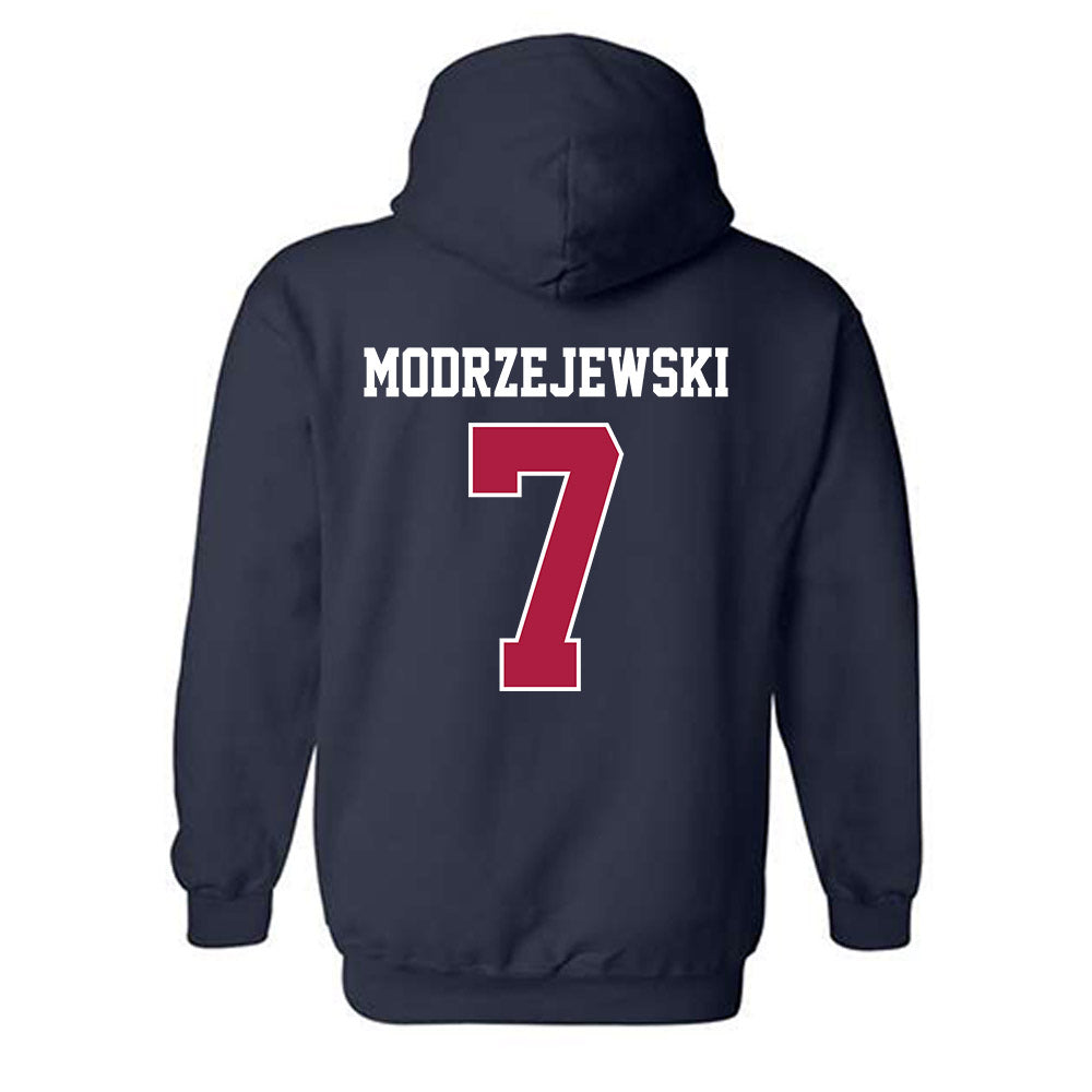 Detroit Mercy - NCAA Softball : Katie Modrzejewski - Classic Shersey Hooded Sweatshirt-1