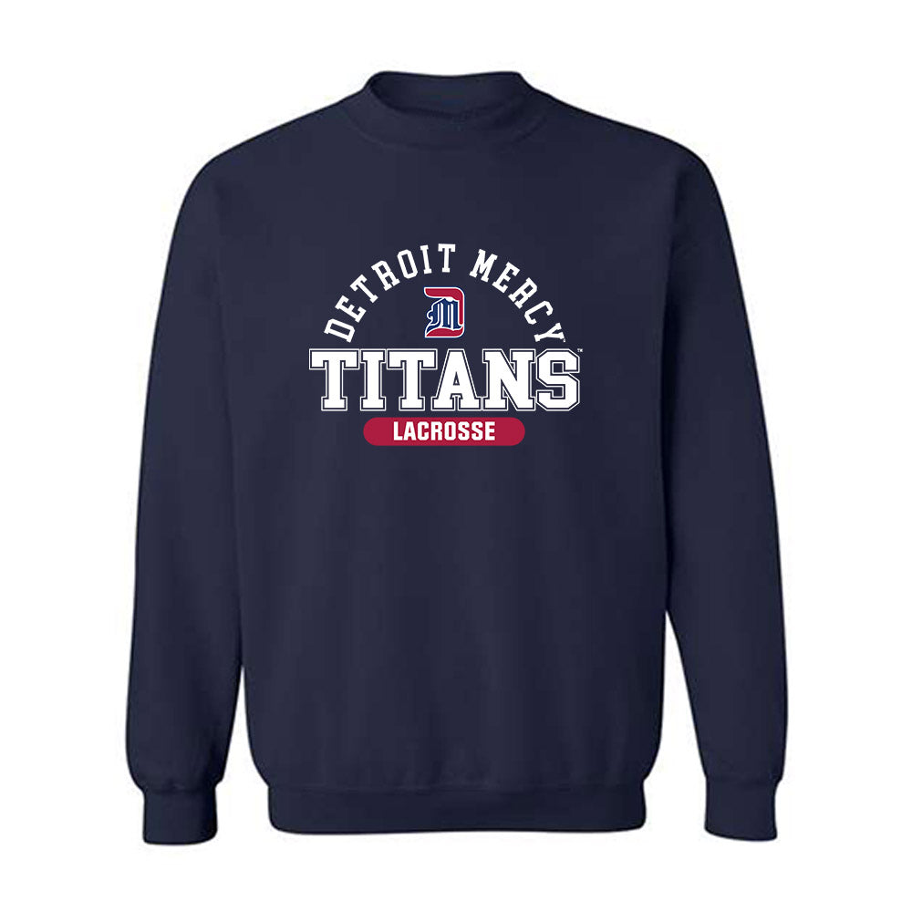Detroit Mercy - NCAA Men's Lacrosse : Gio Delissio - Classic Shersey Crewneck Sweatshirt-0