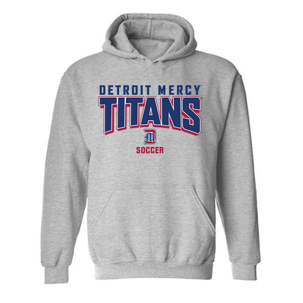 Detroit Mercy - NCAA Men's Soccer : Sebastian Sanchez - Classic Shersey Hooded Sweatshirt-0